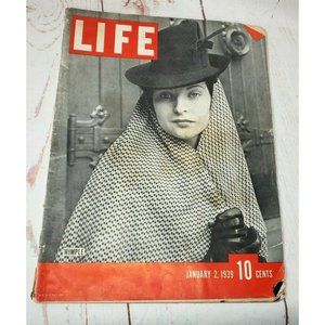 Vintage Life Magazine Wimple Jan 2 1939